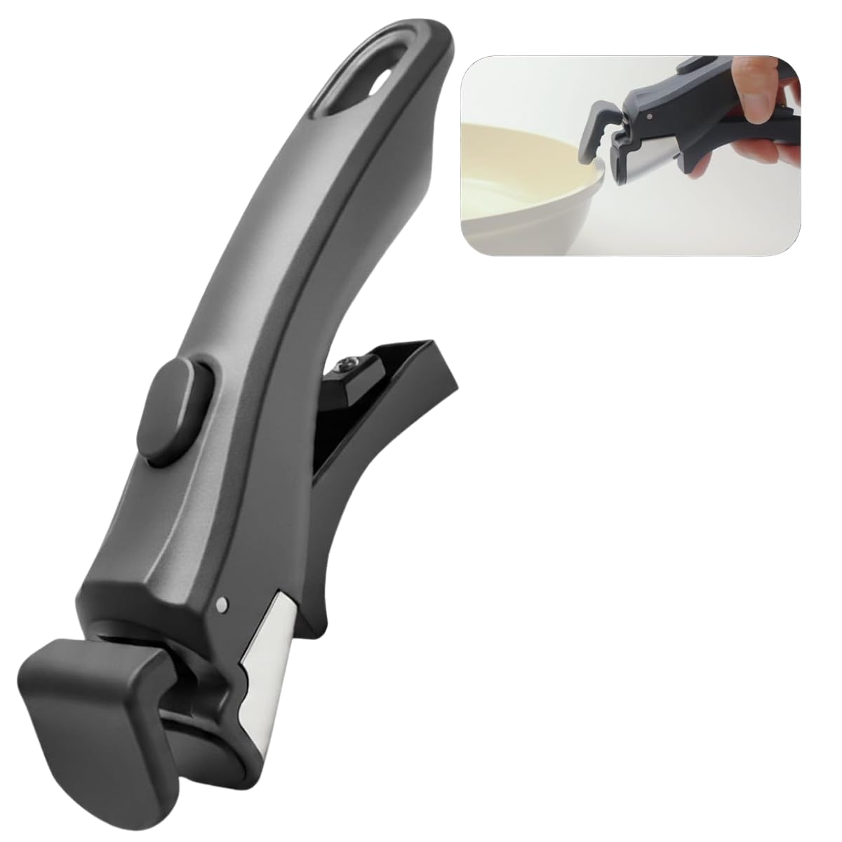 New Removable Handle – 7.5 Inch Universal Detachable Pot & Pan Handle (Black) Pots and Pans, Dishwasher and Oven Safe, Black - Review, Price and Buying Guide