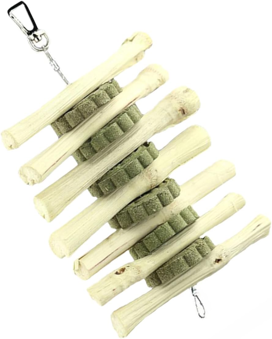 2Pcs Bunny Chew Alfalfa Grinding Sticks for Rabbits Guinea Pigs Hamsters Pets Health Safe Natural
