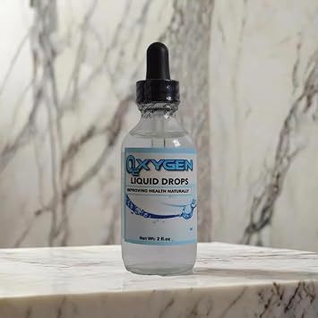 Oxygen 02 Liquid Drops Dropper Stabilized Oxygen Energy Concentrated Health. Pack 1 Bottle 1
