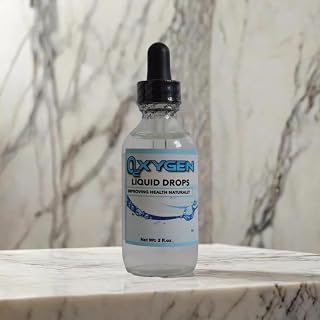 Oxygen 02 Liquid Drops Dropper Stabilized Oxygen Energy Concentrated Health. Pack 1 Bottle (1)