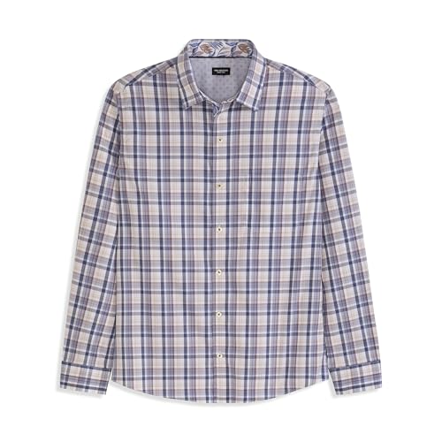 Van Heusen Originals Easy Plaid Long Sleeve Shirt,...