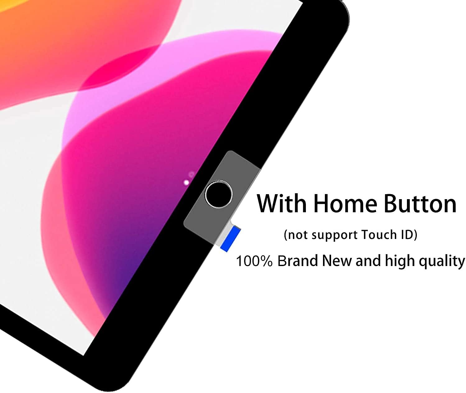 Exсluѕіvе Dіѕсоunt 🔥 Touch Screen Replacement for i-Pad 7th 8th Generation Digitizer 10.2 2019 2020 with Home Button(Black) 🔥 Touch Screen Replacement for i-Pad 7th 8th Generation Digitizer 10.2 2019 2020 with Home Button(Black)
