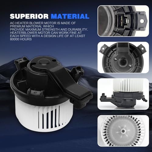 Image of HVAC Heater Blower Motor with Fan Cage Replacement for Honda CR-V 2017 2018 2019 2020 2021 2022 2023,Honda Odyssey 2018-2023, Replace# 79310TLAA51, PM4818,79310THRA41