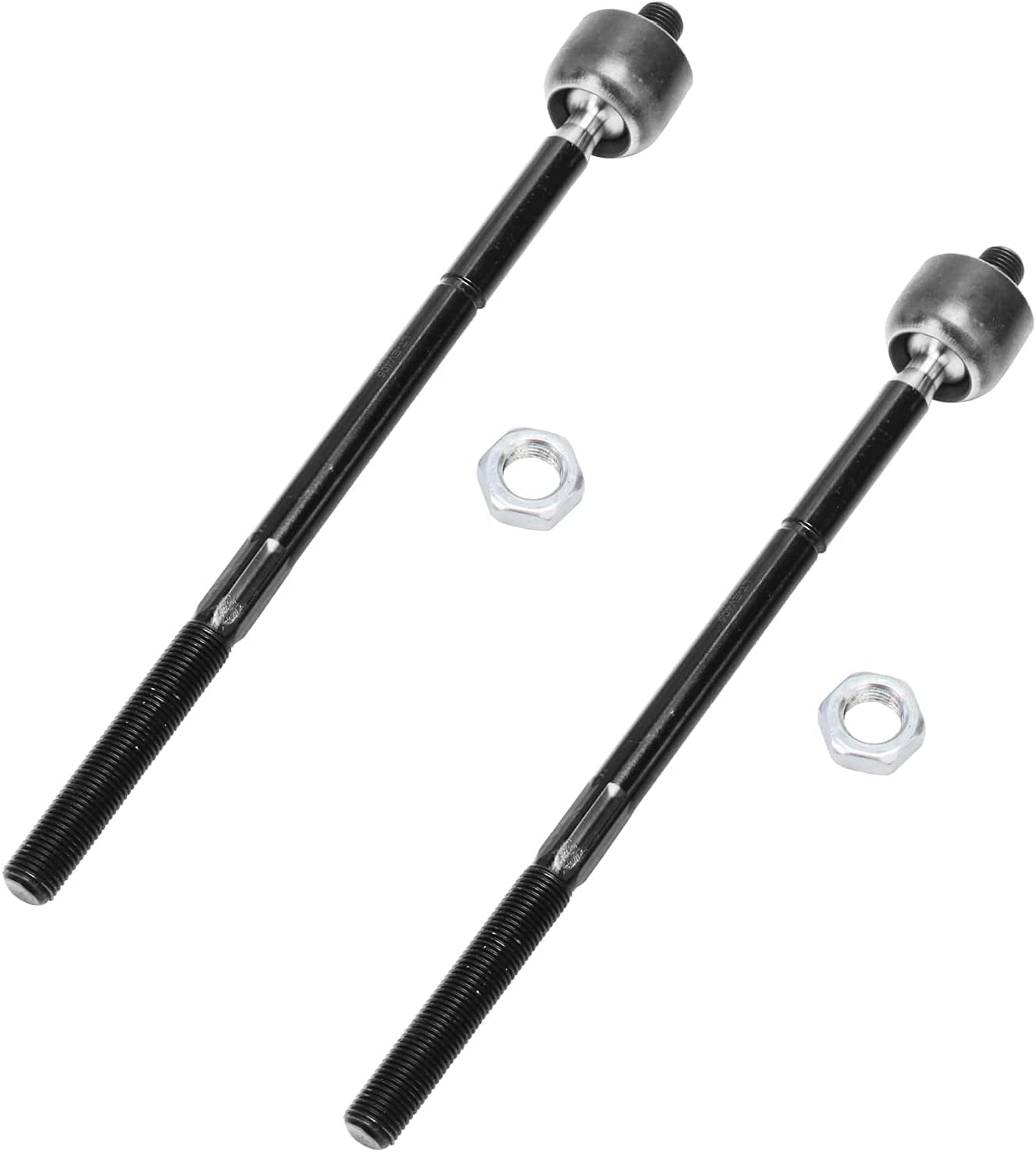 Detroit Axle - Front 6pc Tie Rods Kit for 01-04 Dodge Grand Caravan Chrysler Town & Country, 01-03 Voyager, 4 Suspension Outer & Inner Tie Rod Ends 2 Boots 2001 2002 2003 2004 Replacement