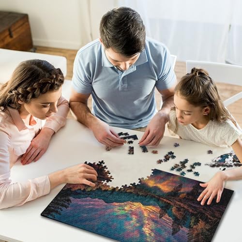 Puzzle de 1000 piezas de corte preciso para reducir el estrés en adultos 6