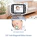 HelloBaby Video Baby Monitor with Remote Camera Pan-Tilt-Zoom, 3.2'' Color LCD Screen, Infrared Night Vision, Temperature Display, Lullaby, Two Way Audio