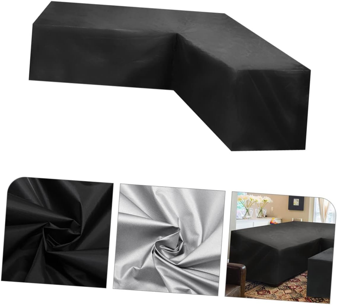 BESPORTBLE Outdoor Shaped Sofa Cover Oxford Patio Furniture Protector Fits Sectional Couch for Garden and Patio Use