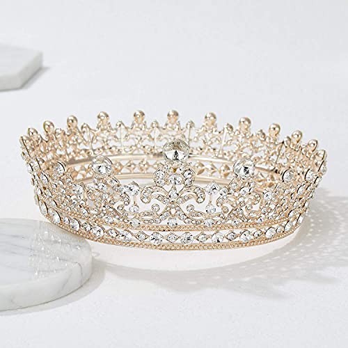 Sweetv Queen Crowns - Rhinestone Wedding Crowns And Tiaras For Women, Birthday Tiara For Cake Topper, Costume Party Hair Accessories With Gemstones #TOP5