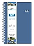 Blue Sky 2018 Weekly & Monthly Planner, Twin-Wire Binding, 5