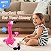 Hopearl Talking Flamingo Repeats What You Say Twisting Electric Interactive Animated Toy Speaking Plush Buddy Gifts for Toddlers Birthday Festival Holiday, Pink,13''