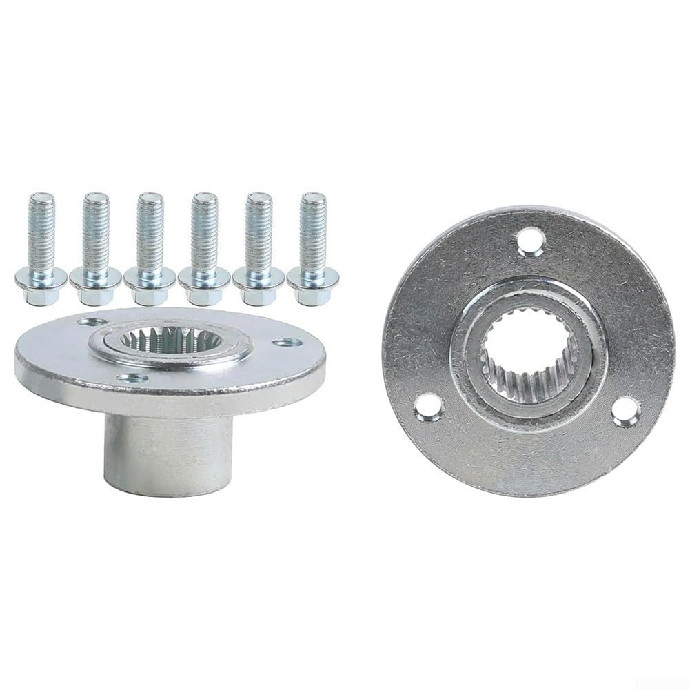 3 goujons 24 mm 23T SplineE roue arrière moyeux en alliage d'acier robuste remplacement direct pour ATV pour Quad Buggy Go Kart 50 mm Montage 70 cc à 250 cc