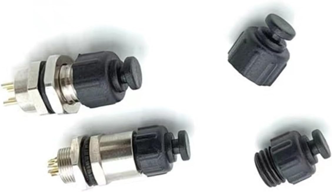 M12 dust cover plug male female m12 aviation connector protective cover PVC 1000 pcs(WHITE)