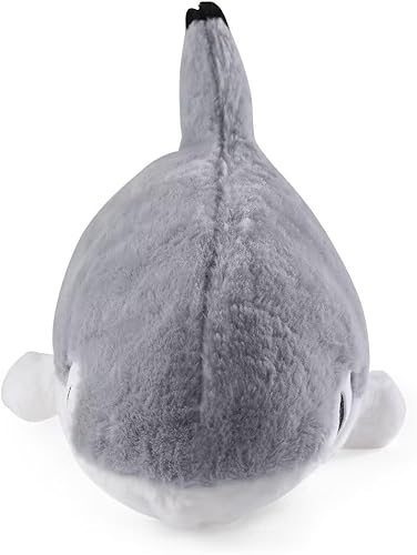 Miniatura 3 de Peluche de tiburón gigante, almohadas de felpa grandes de tiburón ballena de 27.6 pulgadas, juguete de peluche de tiburón suave, regalos para niños