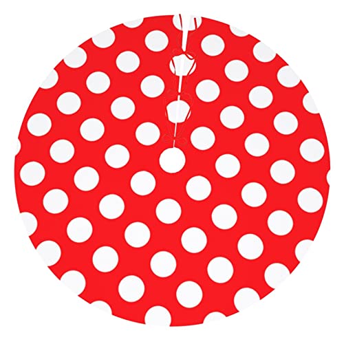 Vvtdesa Weihnachtsbaum-Rock mit Punktemuster 76,2 cm