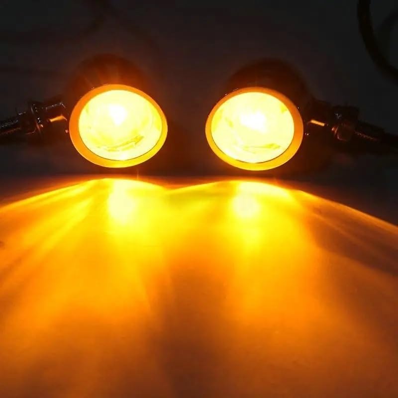 Clignotants Rétro Bullet Feu Stop Moto pour V-Star XVS Custom - 5