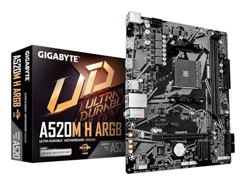 Carte mère de bureau GIGABYTE A520M H pour configurer un PC de télétravail fluide