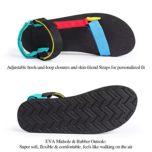 CIOR Men's Sport Sandals Hiking Sandals with Arch Support Yoga Mat Insole Outdoor Light Weight Water Shoes3