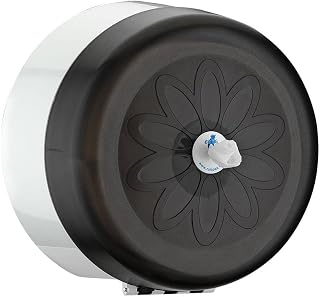 Rulopak İkiz Mini Cimri İçten Çekmeli Tuvalet Kağıdı Dispenseri - Siyah