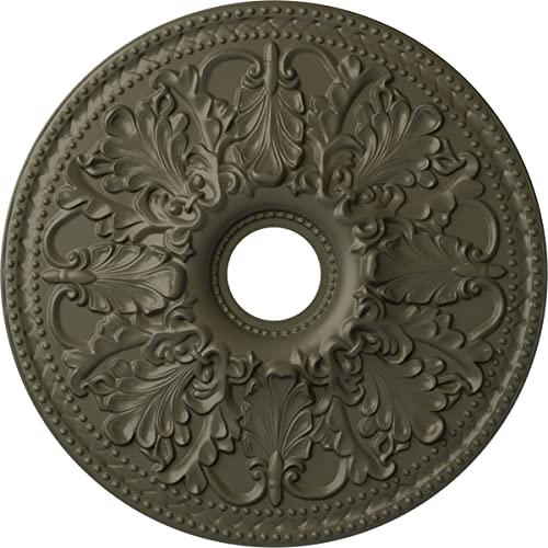 Ekena Millwork CM23ASWHF Ashley Ceiling Medallion, 23-7/8 x 4" x 2-1/8, Witch Hazel