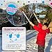 WOWMAZING Giant Bubble Kit Winter – Bubble Wand, 2 Big Bubbles Mix Pouches, 8 Cold-Activated Stickers for Outdoor Winter Fun |Bubbles Made in USA