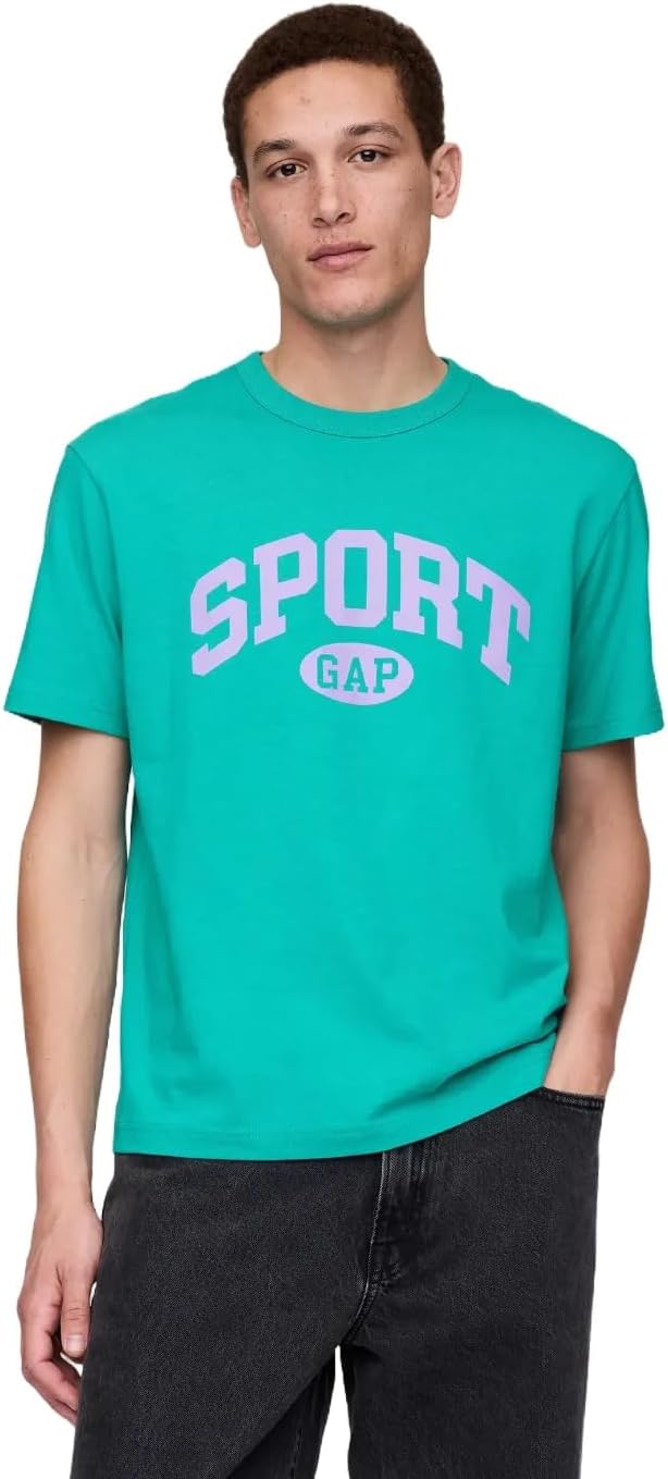 GAP Men's Tropical Novelty Logo Tee