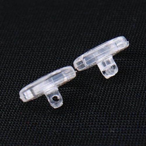 25 Paires De Plaquettes De Nez En Silicone Pour Lunettes - Transparentes - Taille Standard