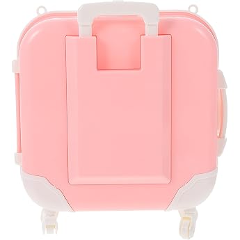 Miniature Travel Luggage Suitcase for Dollhouse Decoration Simulation Trolley Case Boy Girl Toy for Dollhouse Accessories and Creative Craft Projects