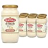 Bertolli d'Italia Four Cheese Alfredo Sauce, Italian Spaghetti Sauce, 16.9 oz (Pack of 6)