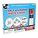 SpiceBox Preschool Learning Educational Toys, Dry Erase Activity Book for Kids, 9 Fun Learn to Write Alphabets, Number Counting, Shapes and Colors Learning Activities for Children, Toddlers