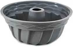 Forma de Silicone para Bolo Pudim Flan Gelatinas 20cm com Furo – Flexível e Colorida