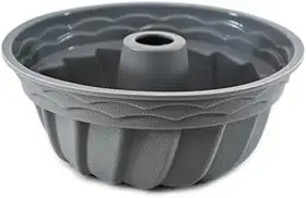 Forma de Silicone para Bolo Pudim Flan Gelatinas 20cm com Furo – Flexível e Colorida