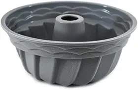 Forma de Silicone para Bolo Pudim Flan Gelatinas 20cm com Furo – Flexível e Colorida