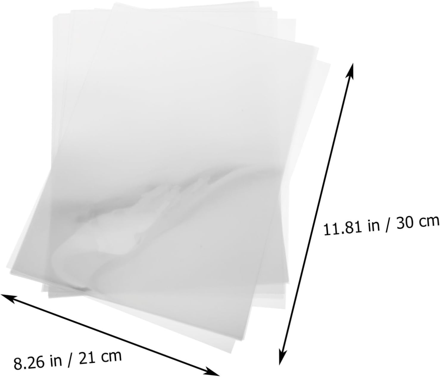 Cabilock A4 High Transparency Photosensitive Film for Stamps 100pcs Practical Film for DIY Crafts and Art Projects Special Material for Stamping Easy to Use