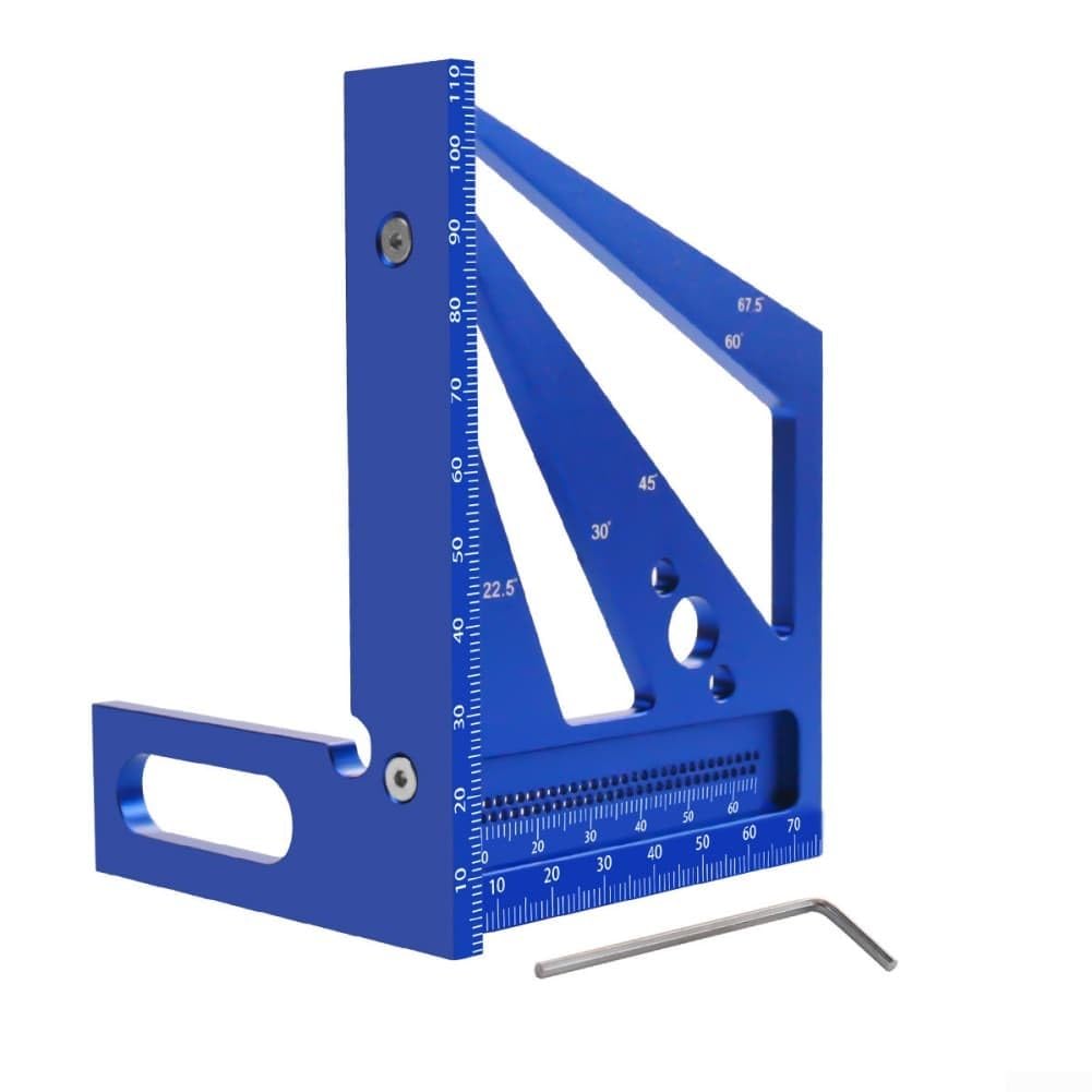 para calibre Ángulos Múltiples Grabado para preciso Metal para(Red Inch)