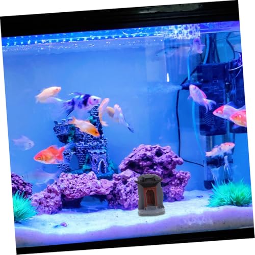 Pagode miniature 9 cm résistante à l'eau pour aquarium zen