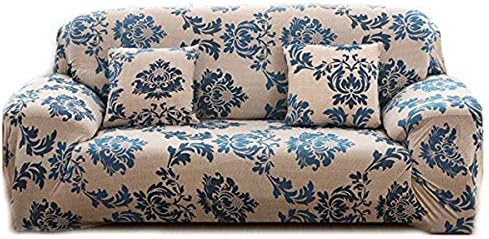 DIFEN 1-Piece Chair,Loveseat, Sofa Slipcover Stretch Elastic Polyester Spandex Couch Slipcover Furniture Protector (2 Seater / 57"-70", Style-c)