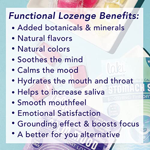 Laki Naturals Throat Soak Herbal Throat Lozenges (14 Ct) – Hawaiian Sea Salt Sore Throat & Dry Mouth Soothing Drops – Vegan, Non-Gmo, Sugar-Free & Gluten-Free Sweet And Salty Herbal Candies #TOP3