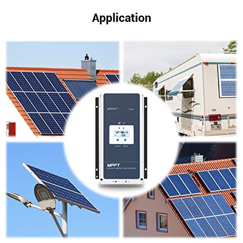 EPEVER 50A MPPT Solar Charge Controller 12V/24V/36V/48V DC Automatically Identifying System Voltage Max.PV 150V Solar Panel Regulator (Tracer 5415 an) by EPEVER - Image 7