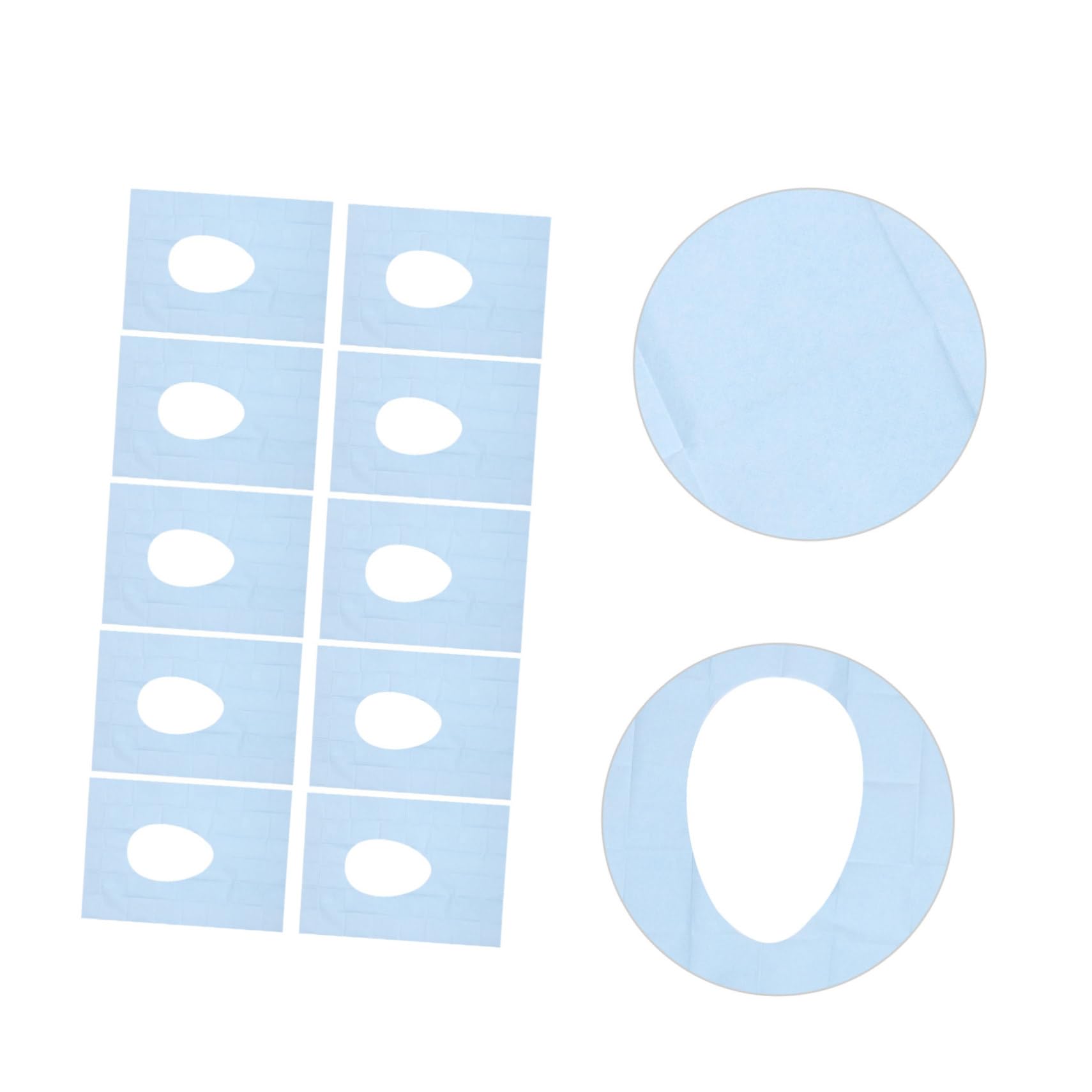 FOMIYES 10 Pack of Thickened Toilet Seat Covers Extended Disposable for Pregnant Women Travel Home