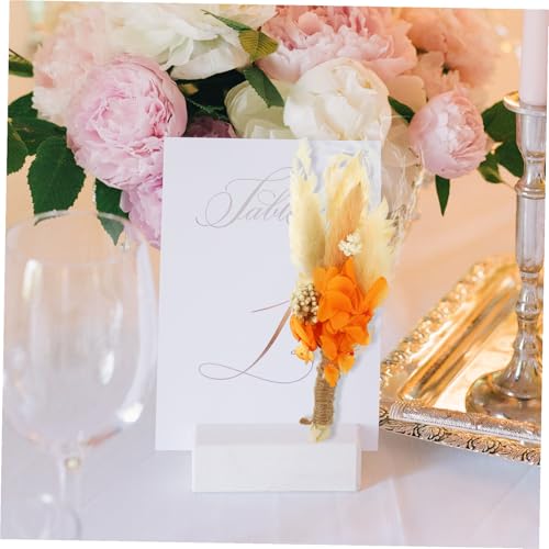 Mini ramo de flores secas decorativas para hogar y bodas miniatura 2