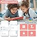 Tablet for Kids Age 3-12 10.1 inch Android 14 6000mAh 8GB RAM+64GB ROM(Expandable to 1TB Kids Tablet WiFi6 Google Kids Space Parental Control 1280 * 800 HD Screen - Red