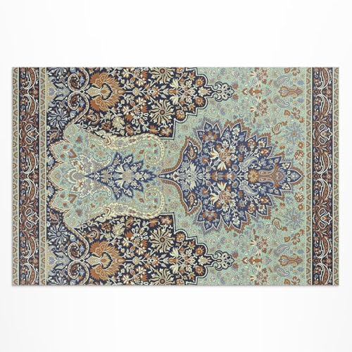 Tapis d'extérieur rectangle 140x210 cm en PVC résistant aux UV - 2