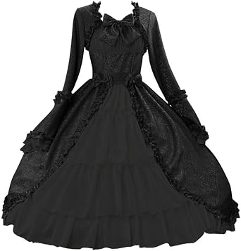 Yucahype Gothic Lolita Dress, Long-Sleeved, Halloween, Christmas, Large Size, Ruffles, Costume, Photography, Sweet Lolita, Princess, Cosplay, Lolita, Aristocratic Lady, Lace