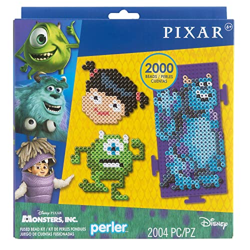 Perler Fused Bead Kit de Monsters Inc para tardes de manualidades en casa