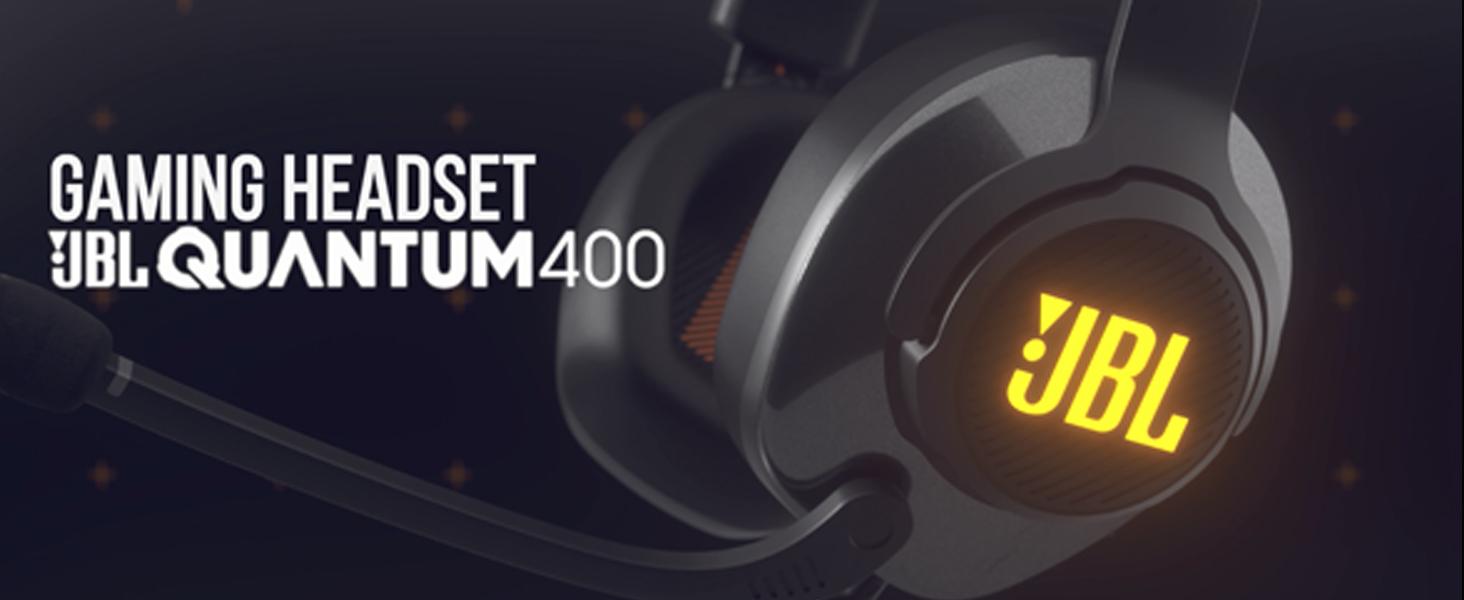 Amazon.com: JBL Quantum 400 - Wired over-ear gaming headset with