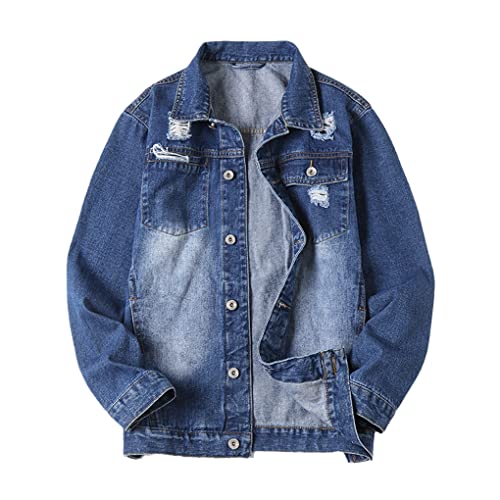 Men Denim Jackets Spring Autumn Casual Coat Men's Fashion Jean Jacket