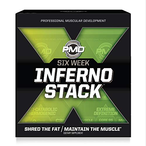 PMD Sports Six Week Inferno Stack - Maximum Strength Fat Burner and CLA