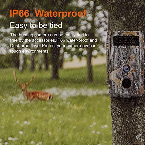 Trail & Game Hunting Camera with Night Vision 16MP for Hunter Outdoor Scouting Wildlife and Indoor Home Security Surveillance Motion Activated Waterproof Photo and Video Model Time Lapse & Time Stamp - Thumbnail 7