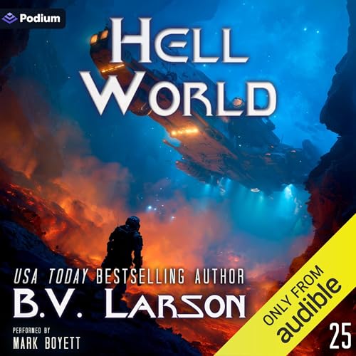 Hell World Audiolibro Por B.V. Larson arte de portada
