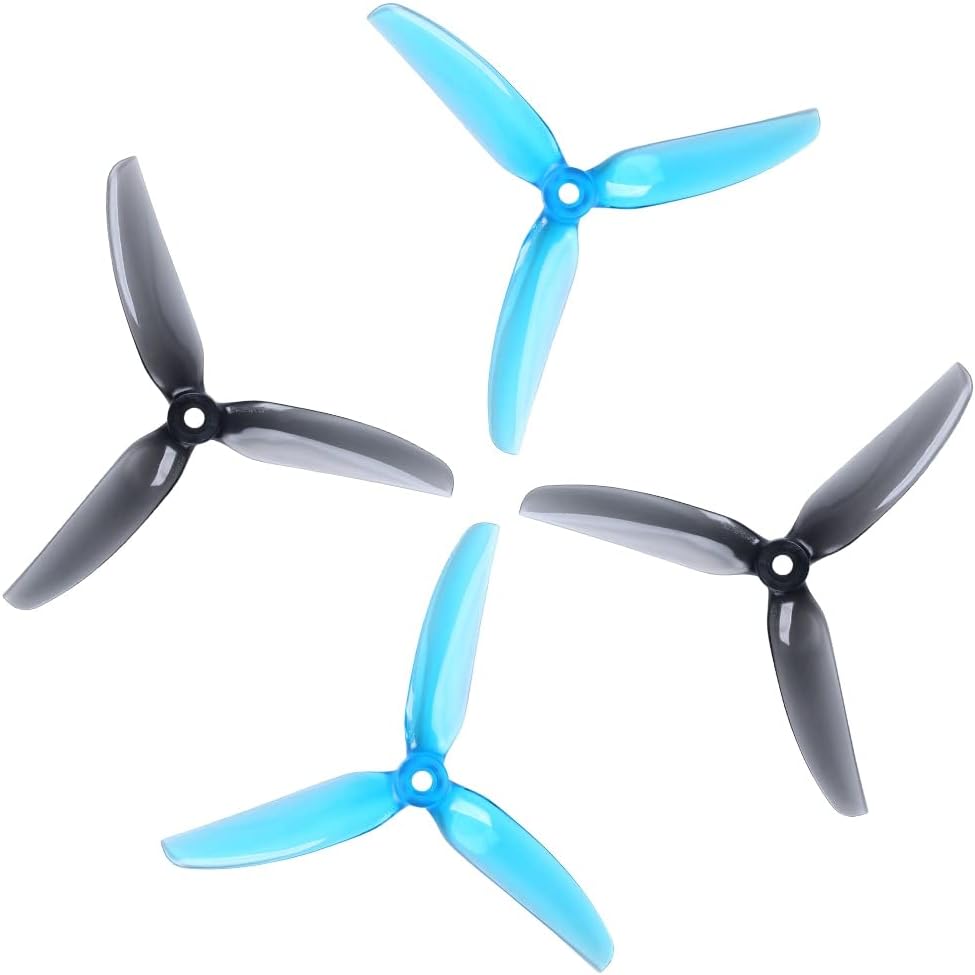 Drone Accessories for HQ 5X4.3X3 V2S 5043 5inch 3blade/tri-Blade Freestyle Propeller Prop Compatible xing 2208 Motor for FPV Replaceable Accessories (Color : 40pcs Mixed Color)